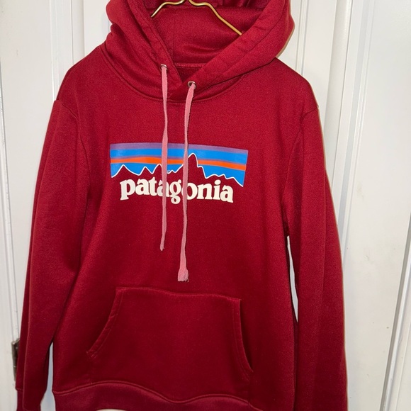 Patagonia Red Fleece Sweater with Hood - Picture 8 of 14